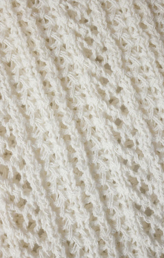 Hullen Diamond Crochet Sweater - Cloud // Z Supply