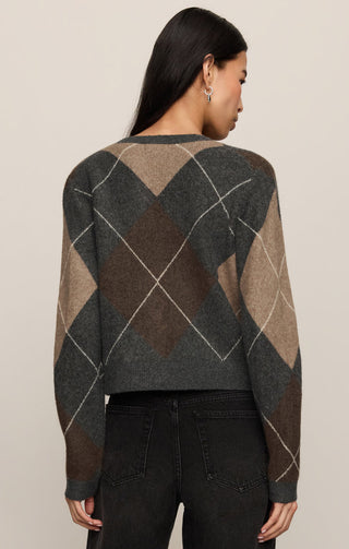Medina Argyle Cardigan - Charcoal Heather // Z Supply