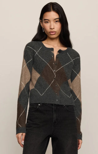 Medina Argyle Cardigan - Charcoal Heather // Z Supply