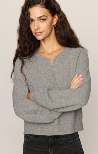 Westmont Henley Sweater - Classic Heather Grey // Z Supply