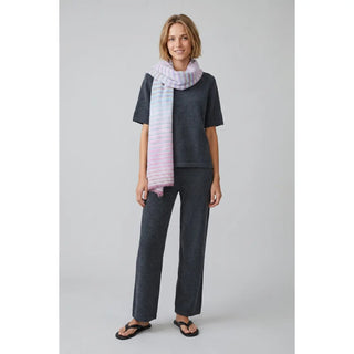 Lydia Oversized Multi-Colored Scarf - Iris Mix
