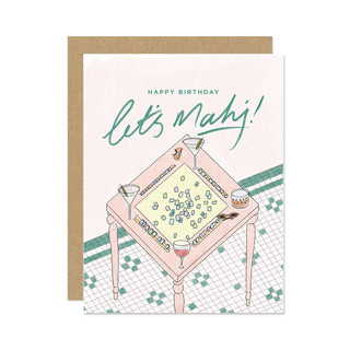 Let's Mahj Birthday Card