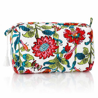 Quilted Toiletry Bag - Small