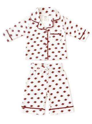 Football Organic Pointelle Kids Lounge Set