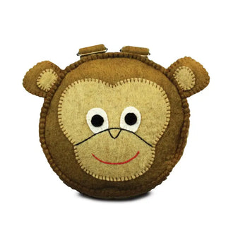 Monkey Felt Backpack
