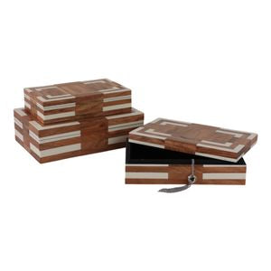 Wood & Ivory Decorative Boxes