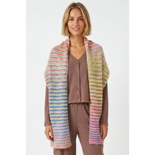 Lydia Oversized Scarf - Rainbow Mix