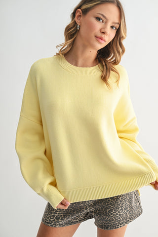 Fantasy Drop Shoulder Sweater / Daisy