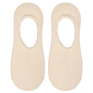 No-Show Liner Socks - Solid Beige/Nude