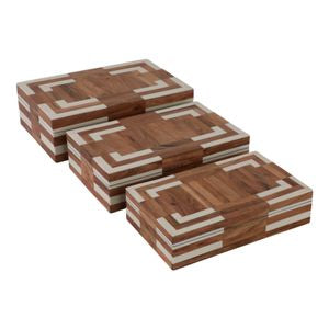 Wood & Ivory Decorative Boxes