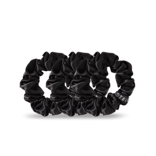Silk Hair Scrunchie - Black // Teleties