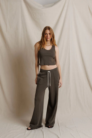 Blondie Tank Top - Dark Olive // Perfect White Tee
