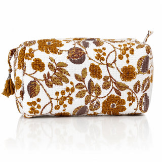 Quilted Toiletry Bag - Small