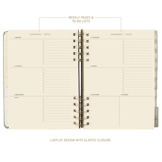 Blush 18-Month Fabric Bound Planner