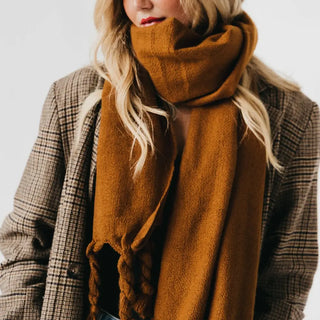 Twyla Twist Tassel Scarf