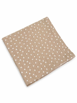 Almond Bloom Organic Pointelle Swaddle