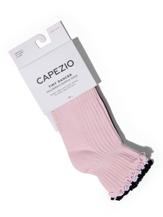BG107C Children's Scalloped Edge 3 Pack Sock - Child XS