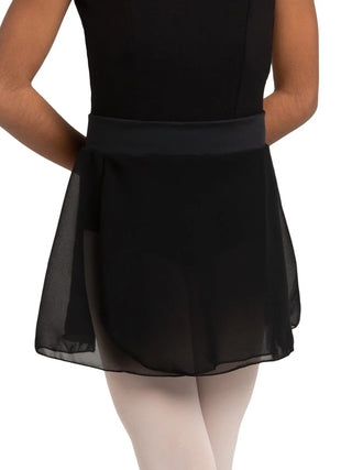 TC0011C Girls Black Pull On Skirt