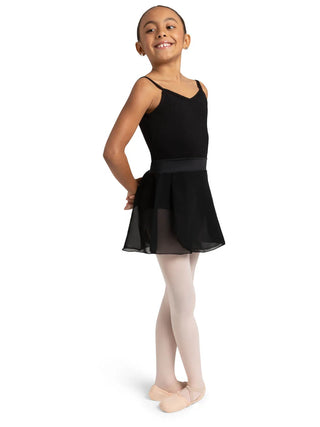TC0011C Girls Black Pull On Skirt