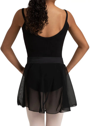 TC0011C Girls Black Pull On Skirt