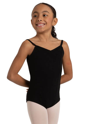 CC101C Black Princess Camisole Leotard
