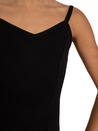 CC101C Black Princess Camisole Leotard