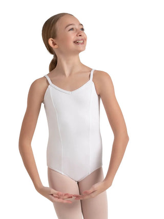 CC101C Princess Camisole Leotard - White