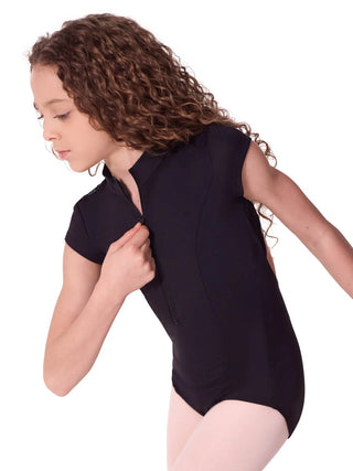 EL107T Black Soft Elegance Short Sleeve Princess Leo