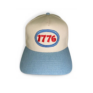 1776 USA Embroidered Hat