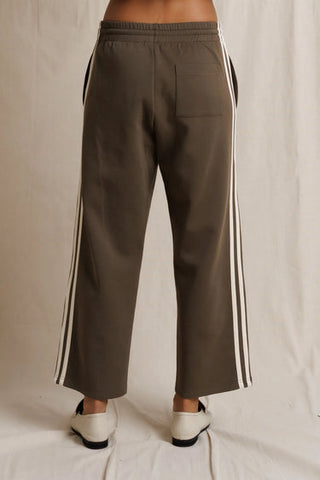 Claud Pureform Track Pant - Dark Olive // Perfect White Tee