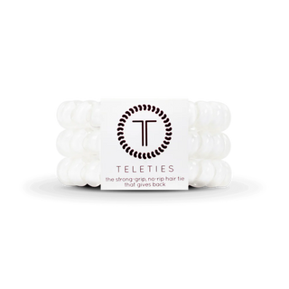 Teleties Coconut White Hair Coils