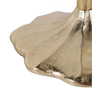 White & Gold Accent Table - 24"