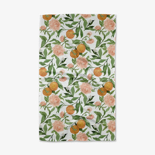A Peony For Your Thoughts Tea Towel // Geometry