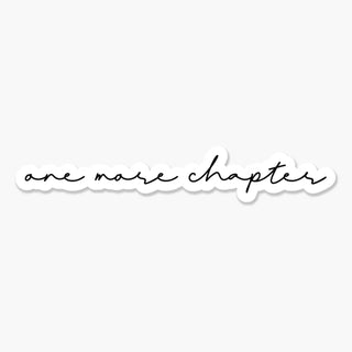 One More Chapter Bookish Sticker