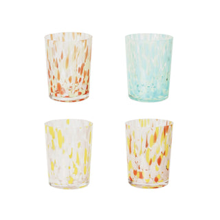 Short Confetti Drinking Glass