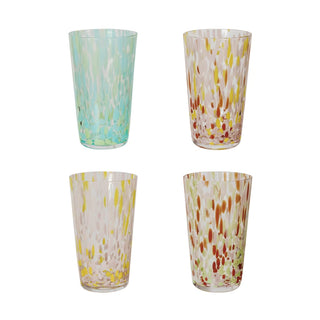 Tall Confetti Drinking Glass