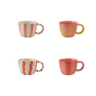 Multi Colored Fun 10 oz Mugs