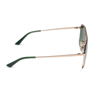 DIFF Berkely Champagne Gold / Aloe Green Gradient Sunglasses
