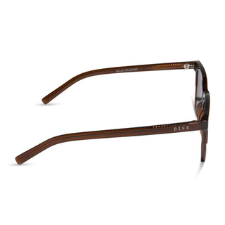 DIFF Billie Whiskey + Grey Polarized Sunglasses
