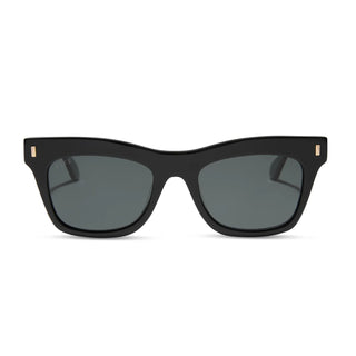 DIFF Bradley Black + Grey Polarized Sunglasses