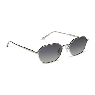 DIFF Kennedy Silver + Grey Gradient Sunglasses - Caitlin Covington