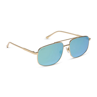 DIFF Charley Navigator Dew Drop Mirror Sunglasses