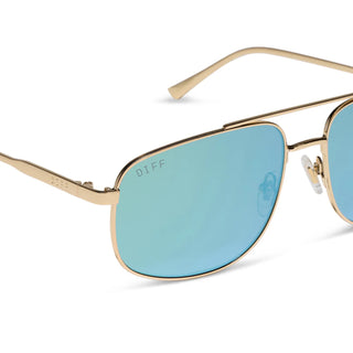 DIFF Charley Navigator Dew Drop Mirror Sunglasses