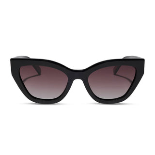 DIFF Emily Devil Wears Prada Black + Brown Gradient Sunglasses