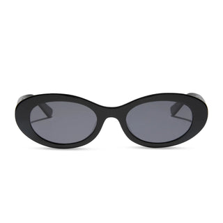 DIFF Sabrina Black + Grey Sunglasses