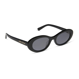DIFF Sabrina Black + Grey Sunglasses
