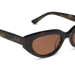 DIFF Crystal Koa Tortoise Sunglasses - James Decker