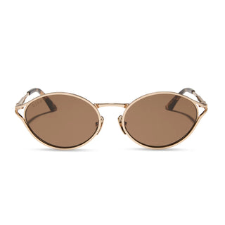 DIFF Jesse James Decker Limoncello Sunglasses - Gold Brown