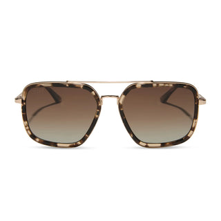 DIFF Jordan Espresso Tortoise + Brown Gradient Sunglasses