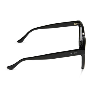 DIFF Meredith Black + Grey Sunglasses